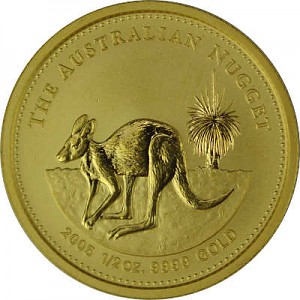 Australian Kangourou 1/2oz d'or fin - 2005