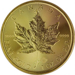 Maple Leaf 1oz d'or fin - 2023