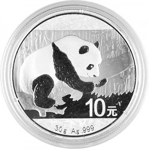 Panda Chinois 30g d'Argent - Deuxième Choix