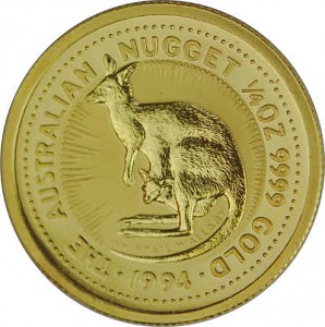 Australian Kangourou 1/4oz d'or fin - 1994