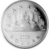 1 Canada Dollar 25,17g d'argent fin (2003 - 2006) 1 Canada Dollar 25,17g d'argent fin (2003 - 2006)