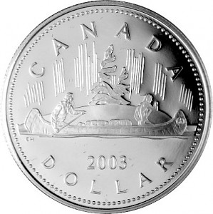 1 Canada Dollar 25,17g d'argent fin (2003 - 2006)