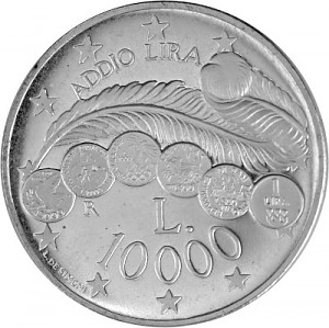 10000 Lire San Marino 18,37g d'argent fin - 2001