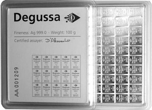 Lingot CombiBar 100x1g d'argent fin Lingot CombiBar 100x1g d'argent fin