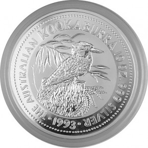 Kookaburra 10oz d'argent fin – 1993