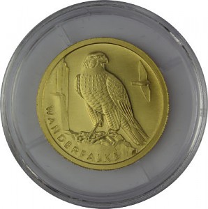 5x 20 Euros d'or Oiseaux indigènes - Faucon pèlerin A-J 19,40g d'or fin - 2019