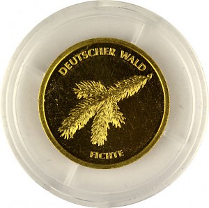5x 20 Euros d'or Forêt Allemande Épicéa A-J 19,40g d'or fin - 2012