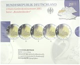 5x 2 EUR set de pièces commémoratives série États fédéraux A-J. 2011 St.