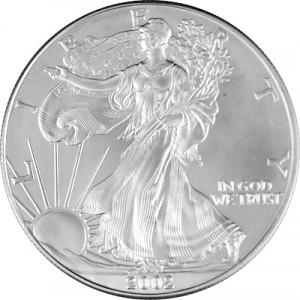 American Eagle 1oz d'Argent - 2002