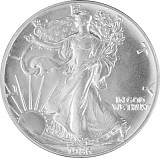 American Eagle 1oz d'Argent - 1986