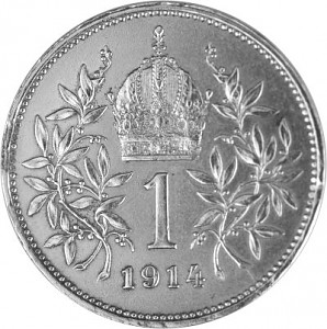 1 Krone Autriche 4,18g d'argent fin (1848 - 1916)