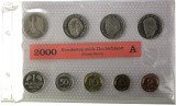 Lot de DM Pièces de Circulation (A) avec 12,68 DM 2000 Lot de DM Pièces de Circulation (A) avec 12,68 DM 2000