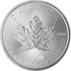 Maple Leaf 1oz d'Argent - Deuxième Choix (TVA Normale)