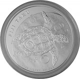 Fiji Taku Tortue 5oz d'argent fin - 2011