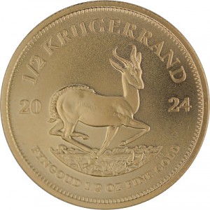 Krugerrand 1/2oz d'or fin - 2024