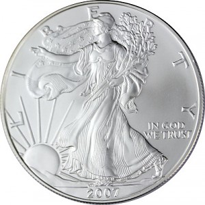 American Eagle 1oz d'Argent - 2007