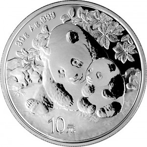 Panda Chinois 30g d'Argent - 2024