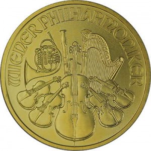 Philharmonique de Vienne 1/2oz d'or fin - Deuxième Choix