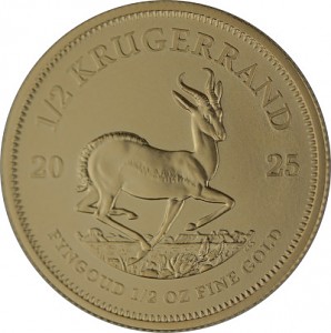 Krugerrand 1/2oz d'or fin - 2025