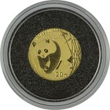 Chine Panda 1/20oz d'or fin - 2002