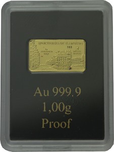 Lingot 1g d'or fin - Münze Berlin