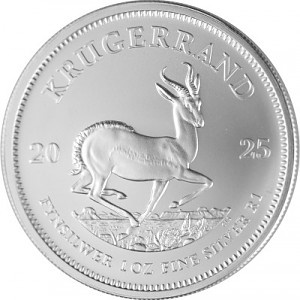 Krugerrand 1oz d'argent fin - 2025