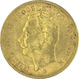 20 Mark allemand Friedrich II Grand Duc de Baden 7,16g d'or fin (1911 - 1914)