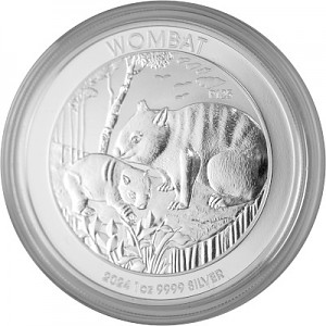 Wombat Australie 1oz d'argent fin - 2024