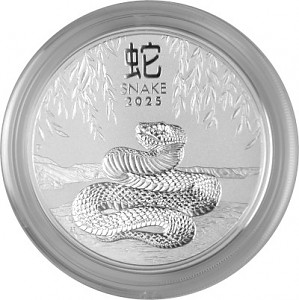 Lunar III Serpant 2oz d‘argent fin - 2025 (TVA normale)