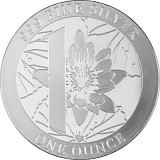 Niue 1 Dollar Lotus 1oz d'argent fin – 2020 deuxième choix