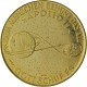 Ronde du premier alunissage Apollo 11- 9,4g d'or fin 1969