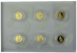6x 20 Euros d'or Oiseaux indigènes 23,28g d'or fin 6x 20 Euros d'or Oiseaux indigènes 23,28g d'or fin