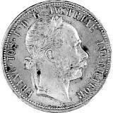 1 Florin 11,1g d'argent fin Autriche 1872-1892