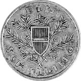 1 Schilling autrichiennes 3,81g d´argent 1925-19321