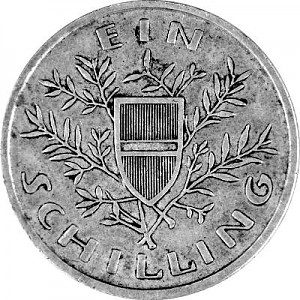 1 Schilling autrichiennes 3,81g d´argent 1925-19321 1 Schilling autrichiennes 3,81g d´argent 1925-19321