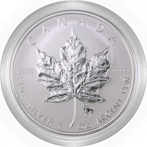 Maple Leaf Privy Mark Zodiaque 1 oz d’argent fin - 2004