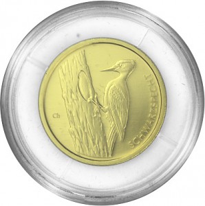 20 Euros d'or Oiseaux indigènes - pic noir 3,88g d'or fin - 2021