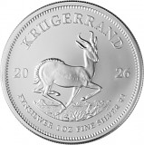 Krugerrand 1oz d'argent fin - 2026 (TVA Normale)