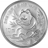 Panda Chinois 1oz d'Argent - 1991