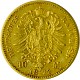 10 Mark allemand Wilhelm I de Prusse 3,58g d'or fin - (1872, 1873) 10 Mark allemand Wilhelm I de Prusse 3,58g d'or fin - (1872, 1873)