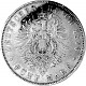5 Mark allemand Albert Roi de Saxe - 25 g d'argent (1875,1876, 1889)