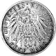 5 Marks Allemand Wilhelm II Roi de Wurtemberg 25 g d'Argent (1892 - 1914) 5 Marks Allemand Wilhelm II Roi de Wurtemberg 25 g d'Argent (1892 - 1914)
