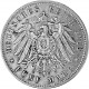 5 Marks Otto Roi de Bavière 25 g d'Argent (1891 - 1913)