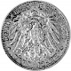3 Mark Allemand Wilhelm II Roi de Wurtemberg 15 g d'Argent (1908 - 1914)