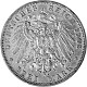 3 Mark Allemand Friedrich II grand-duc de Bade 15 g d'Argent (1908 - 1915)