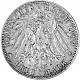 3 Mark Allemand Friedrich August Roi de Saxe 15 g d'Argent (1908 - 1913)