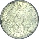 2 Mark Allemand Luitpold Prince Régent de Bavière 10 g d'argent - 1911