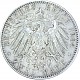 2 Mark Allemand Georg Roi de Sachse 10 g d'argent (1903, 1904) 2 Mark Allemand Georg Roi de Sachse 10 g d'argent (1903, 1904)