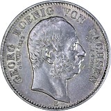 2 Mark Allemand à l'occasion du décès de Georg 10 g d'argent - 1904
