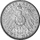 2 Mark Allemand Université de Leipzig 10 g d'argent - 1909